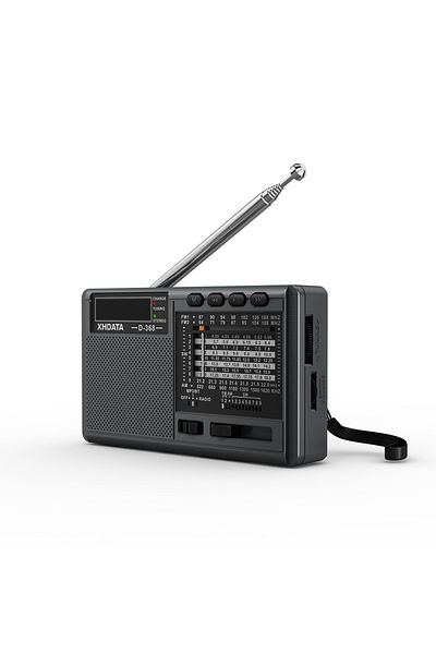Choice without TF Card XHDATA D-368 Portable Stereo Radio FM AM SW MP3 Player with Bluetooth TF Card USB Pl