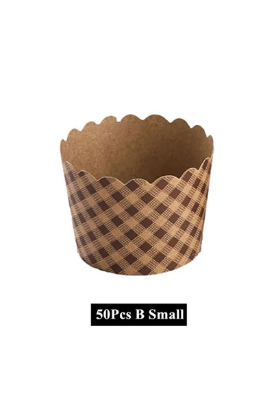 Choice أكواب ورقية صغيرة من 50 قطعة، أكواب كب كيك، أكواب خبز، لوازم حفلات الم...