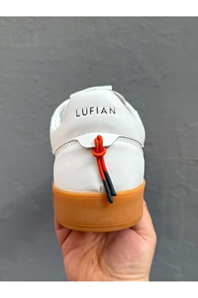 Lufian DÜZ KAUÇUK TABAN ERKEK SNEAKER, COMFORT İÇ PED, CİLT DIŞ MALZEME