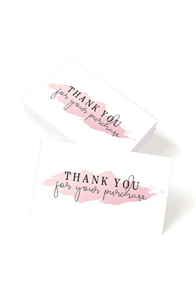 Choice 9x5 سم 50 قطعة ب 50 قطعة بطاقة شكر للأعمال والحفلات وبطاقات الشكر ومست...