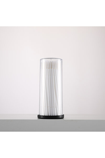 Choice 100 قطعة بيضاء، 100 قطعة رأس طويل أبيض اللون، فرشاة تطبيق صغيرة للاستخدام مرة واحدة