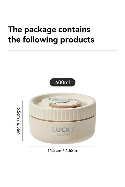 WORTHBUY مجموعة صندوق غداء بينتو بيج 400 مل، حاوية غداء محمولة دافئة مع حقيبة...