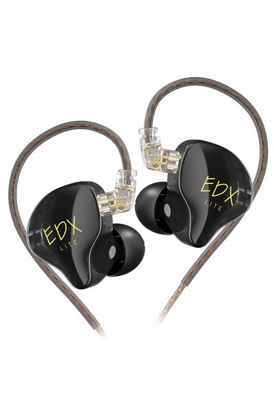 KZ black no mic KZ EDX Lite HIFI In Ear Bass Earphones Stereo Music Earbuds Monitor Stage Live Headphon