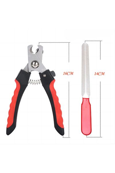Choice 16CM Pet Nail Clippers with Sickle Large Dog Nail Clippers Stainless Steel Grooming Scissors Nail Cl