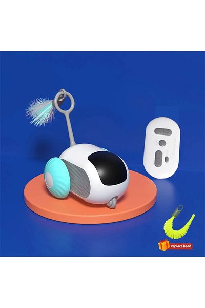 Choice Blue Dropshipping Smart Cat Toy Automatic Moving Remote Controlled Toy Car for Cats Dogs Interactive