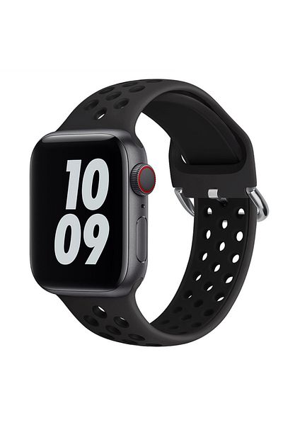 Choice Coal black with black 42mm/44mm/45mm/49mm Suitable for appleiwatch two-color black and white rainbow