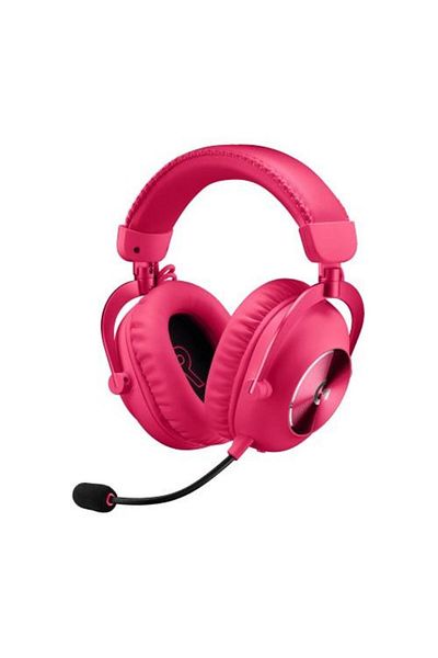 logitech Casti Gaming Wireless Logitech PRO X 2 Lightspeed, Stereo, Jack 3.5mm (Roz)