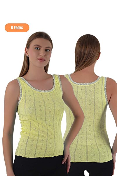 CNT Жіночий 100% бавовняний 6-панельний джакардовий майка