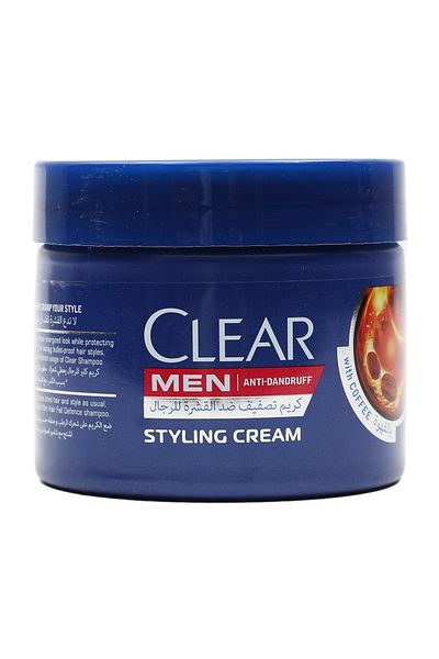 Clear كريم تصفيف الشعر بالقهوة للرجال 275 مل