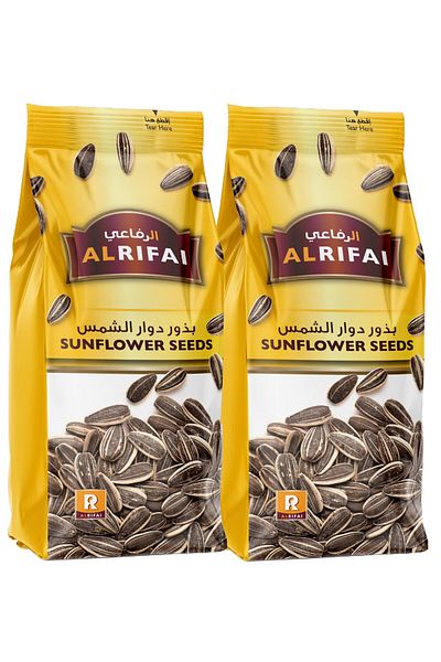 Al Rifai Sunflower Seeds 125 Gms (PACK OF 2)