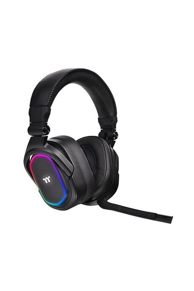 THERMALTAKE Casti gaming Thermaltake Premium Argent H5, iluminare RGB, Jack 3.5mm TRRS (Negru)