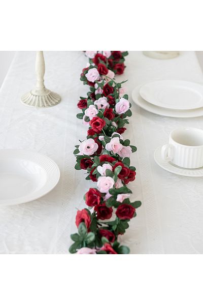 Choice MULTI 250CM Artificial Rose Flowers for Wedding Home Room Decoration Spring Autumn Garden Arch Chris