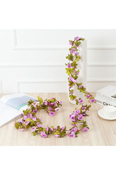 Choice light purple 250CM Artificial Rose Flowers for Wedding Home Room Decoration Spring Autumn Garden Arc