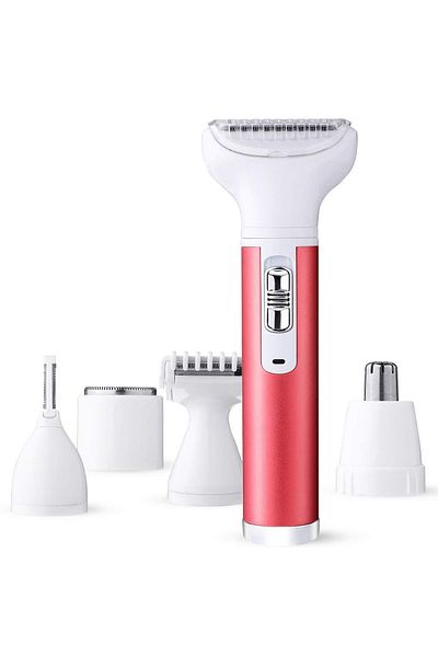 Choice Red Electric Female Shaver Intimate Care Women's All-in-One Armpit Hair Private Pubic Hair Trim and