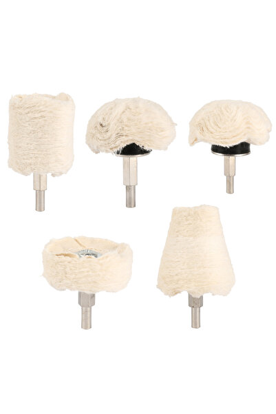 Choice1 5 قطع 5/4 قطع مخروط تلميع السيارات قماش تلميع مقاوم للتآكل عجلة تلميع...