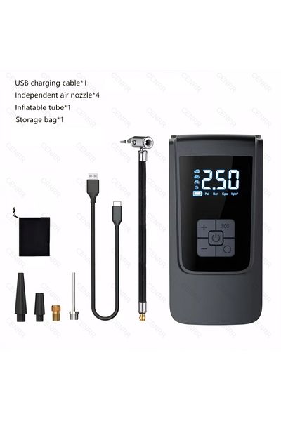 Choice Powered Portable Car Air Pump Wireless Air Compressor Electric Tire Inflator with LCD Digital Displa