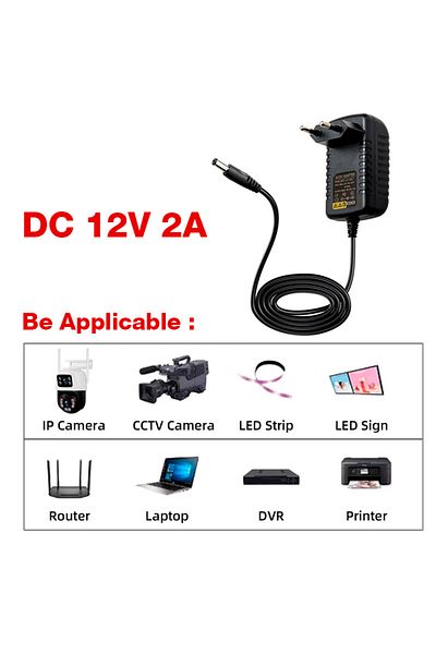 Choice Eu Plug Power Adapter Ac 100-240v Input Dc Output Supply Charger Eu/us/uk/au 12v Universal Adapter C