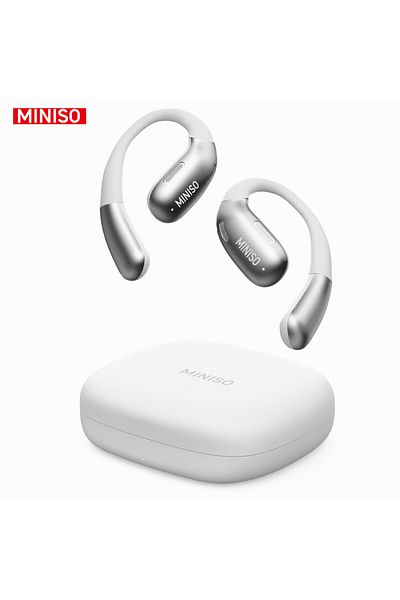 Choice white [AI Translator Earphone]MINISO X28 Wireless Headphones Bluetooth 5.4 HiFi IPX5 Waterproof Spor