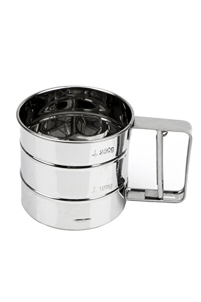 Choice 1 قطعة من الفولاذ المقاوم للصدأ غربال كوب الخبز السكر مسحوق الدقيق شبكة غربال كوب المعجنات