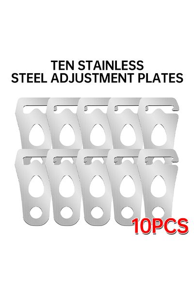 Choice 10 Packs 304 Stainless Steel Wind Buckle,tent Adjuster, Wind Buckle Camping Rope Buckle,tent Fasteni
