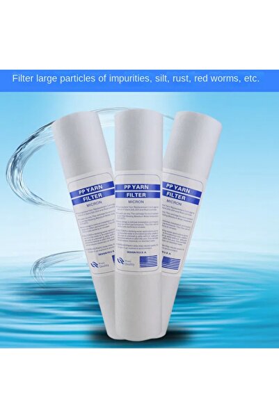 Choice 10 قطع 10 × 2.5 بوصة 2/4/10 قطع خرطوشة فلتر مياه الرواسب 1 ميكرون من ا...