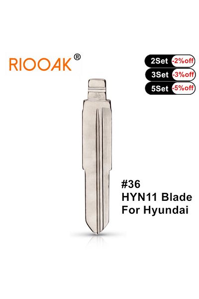 Choice 10pcs KD VVDI Uncut Flip Blank Remote Key Blade #36 HYN11 for Hyundai Elantra MISTRA Kia RIO Cera...