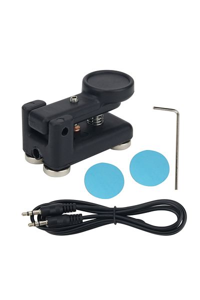 Choice black 1set Portable Manual Electric Key Shortwave Radio CW Morse Base Magnetic QU-4525 40*30*20mm El