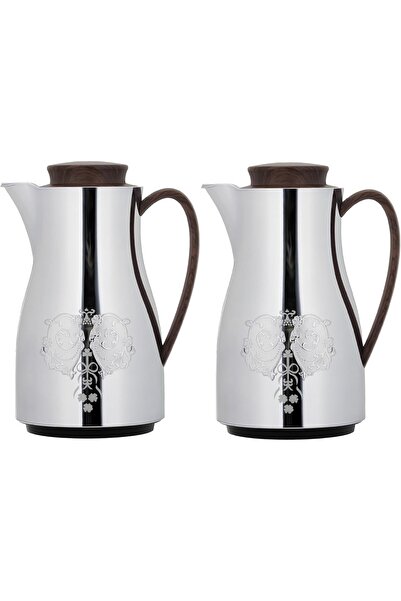 ALSAIF Orchid Thermal Flask for Coffee and Tea, from Al-Saif, Leak-Proof and Keeps Drinks Hot, 1 Liter Capa