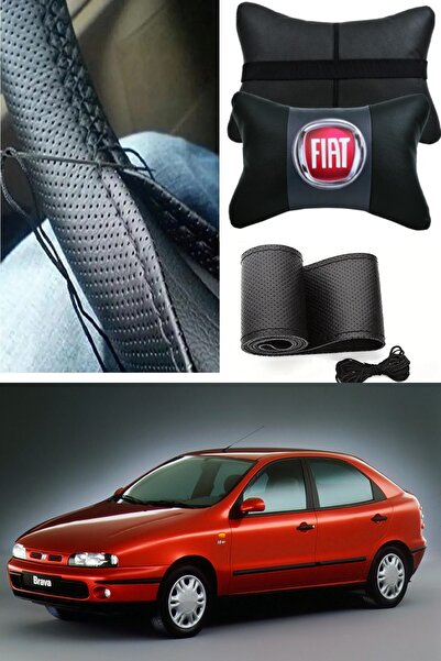 AYAZGRUP Pernă pentru gât și husă pentru volan Fiat Brava cu stâlp (SET ULTRA...