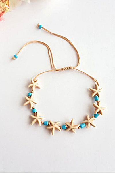 PETEK AKSESUAR Starfish Anklet Bracelet
