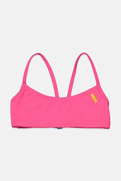 ARENA بيكيني علوي بدون أكمام بشعار العلامة التجارية للنساء، باللونين الوردي و...
