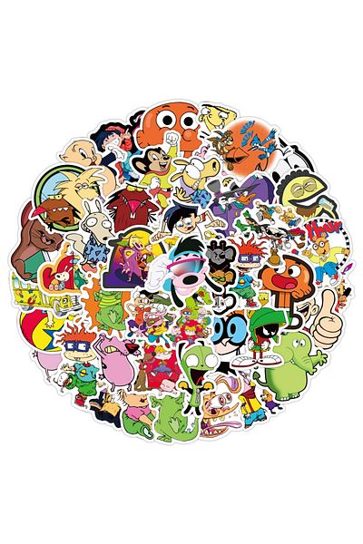 Choice 50pcs 50PCS Classic Animation Stickers Cartoon Personalized Graffiti Creative Table Car Guitar Skate