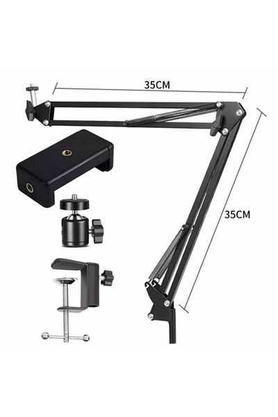 Choice Black FGCLSY Flexible Arm Tripod For Phone Stand Table Folded Anchor 360 Rotation Online Desktop La