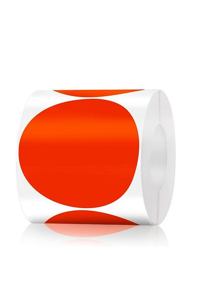 Choice White-1roll 2 Inch Circle Thermal Sticker Labels Self-adhesive Round Direct Thermal Multi-purpose Ro