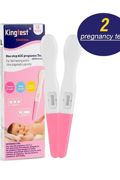 Choice 2 Pack Pregnancy Test Midstream, Early HCG Detection Sticks - Pregnant Test KitOver 99% Accurate and