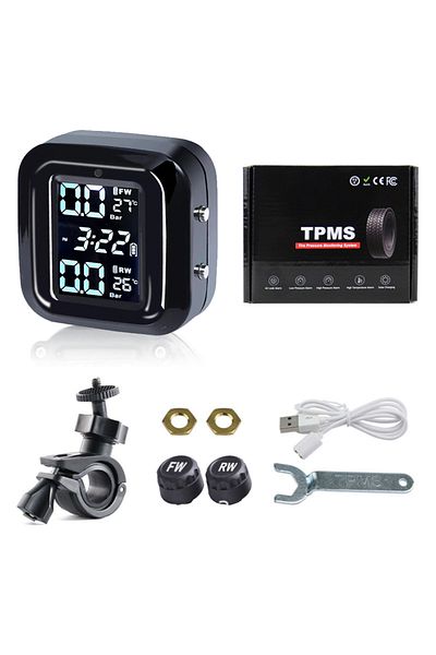 Choice Type B TPMS Motorcycle Tire Pressure Sensors Motor TMPS Tire Pressure Monitoring System 2 Wheel Tyre