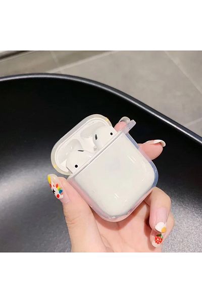 Choice For Airpods 1 Transparent Luxury Bling Glitter Clear Earphone Case For Airpods Pro 2 Wireless Earpho