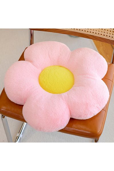 Choice 50cm ZX42-PI Cushion Flower Circular Shape Cloth With Soft Nap Office Classroom Chair Cushion Couch