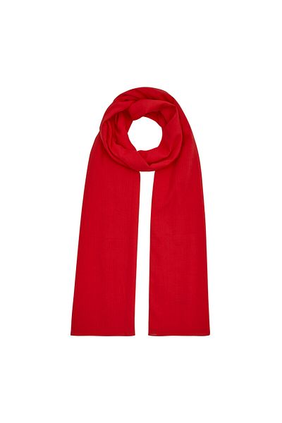 ipekevi Red Plain Cotton Shawl
