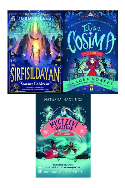 Genç Timaş 5.6.7. Sınıf Okuma Seti 3 Kitap Sonsuz Labirent Sırfısıldayan-Tali...