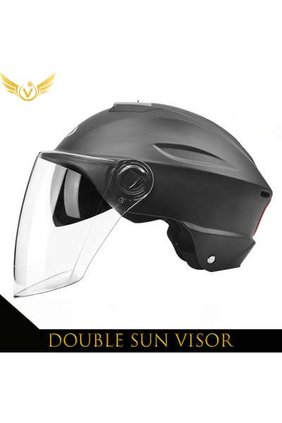 Choice خوذة سكوتر كهربائية 1 فولت صيفية خوذة دراجة نارية تشوبر سلامة شلال سوم...