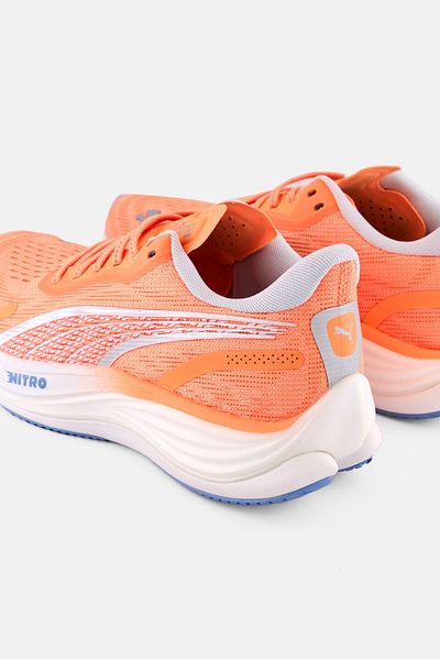 Puma حذاء جري Velocity Nitro 3 برباط للنساء، برتقالي