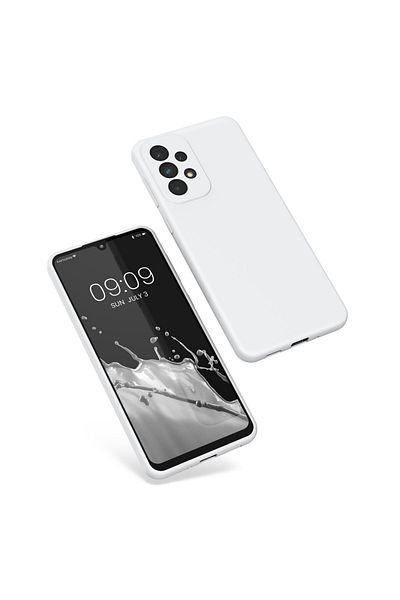 KWmobile Case For Samsung Galaxy A33 5g, Silicone, White, 57833.48