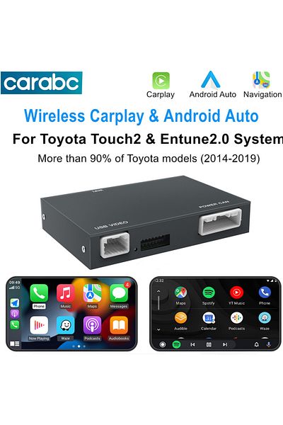 Choice Wireless Carplay Android Auto For TOYOTA CHR RAV4 Avalon Corolla Camry yaris Auris RAV4 Highlande...