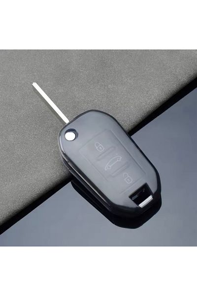 YıldızTuning Citroen C2 Transparent-Smoked Switch Case Cover