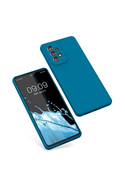 KWmobile Carcasă pentru Samsung Galaxy A53 5g, silicon, albastră, 57835.224