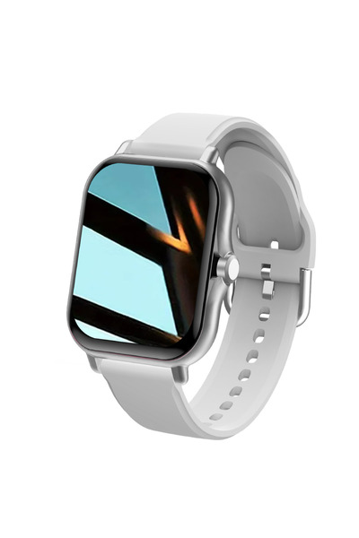 Choice ساعة ذكية فضية اللون KESHUYOU 2025، شاشة عالية الدقة 2.01 بوصة، الرد ع...