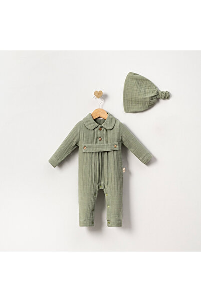 Pure Kids Store طقم رومبير للأطفال الأولاد مصنوع من نسيج القطن العضوي بنسبة 1...