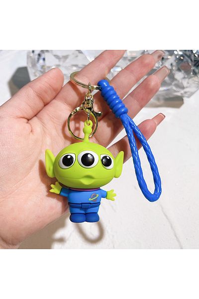 Choice سلسلة مفاتيح أنمي ديزني من Aliens Toy Story، دمية وودي باز لايتيير اللطيفة، سلسلة مفاتيح للأزواج، حقيبة، قلادة
