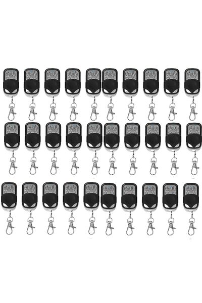 kebidu 30pcs 5-50pcs 433MHz Remote Control Universal Garage Remote 4 Buttons Duplicator Controller Replacem